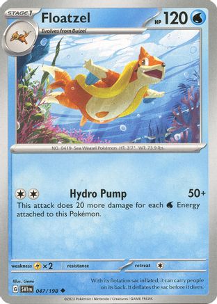 Floatzel (047/198) - SSVBS  - Uncommon - Reverse Holofoil
