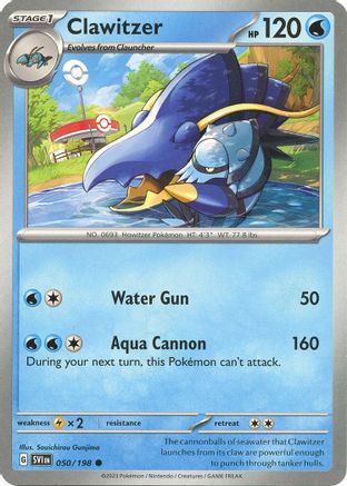 Clawitzer (050/198) - SSVBS  - Common
