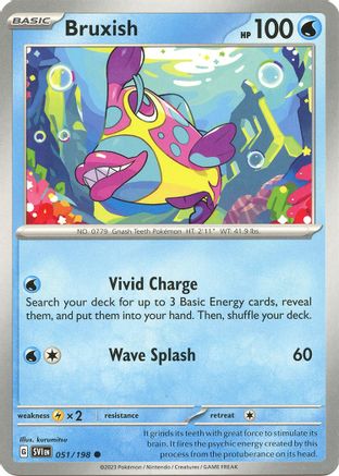 Bruxish (051/198) - SSVBS  - Common - Reverse Holofoil