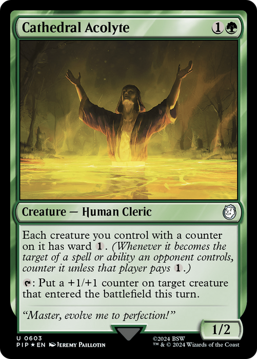 Cathedral Acolyte (PIP-603) - uncommon - Foil