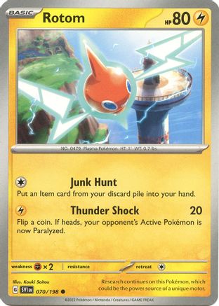 Rotom (070/198) - SSVBS  - Common