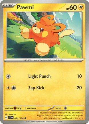 Pawmi (074/198) - SSVBS  - Common - Reverse Holofoil
