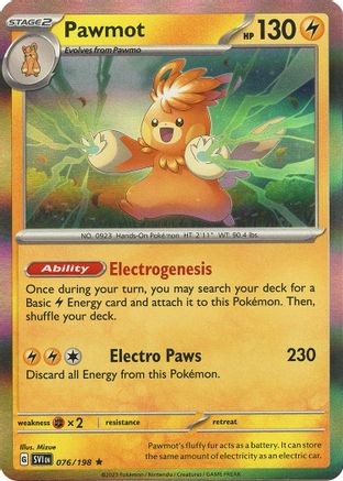 Pawmot (076/198) - SSVBS - Rare - Holofoil