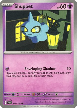 Shuppet (087/198) - SSVBS  - Common - Reverse Holofoil