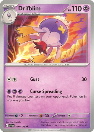 Drifblim (090/198) - SSVBS  - Uncommon - Reverse Holofoil
