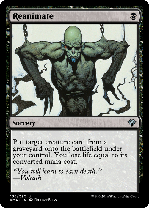 Reanimate (VMA-136) - uncommon