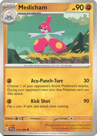 Medicham (111/198) - SSVBS  - Uncommon - Reverse Holofoil