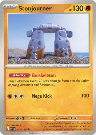Stonjourner (121/198) - SSVBS  - Uncommon - Reverse Holofoil
