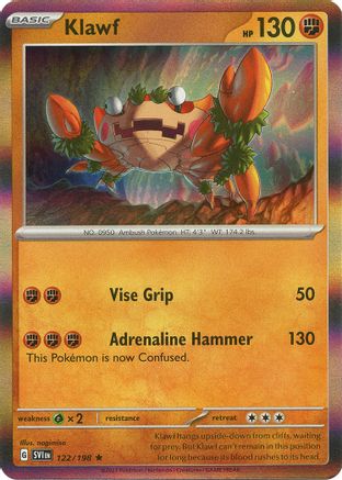 Klawf (122/198) - SSVBS  - Rare - Holofoil