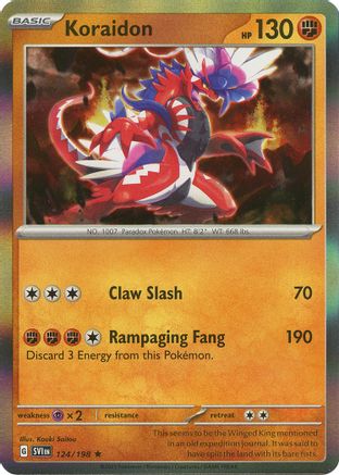 Koraidon (124/198) - SSVBS  - Rare - Holofoil