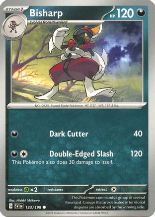 Bisharp (133/198) - SSVBS  - Common - Reverse Holofoil