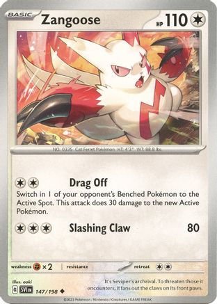 Zangoose (147/198) - SSVBS  - Uncommon
