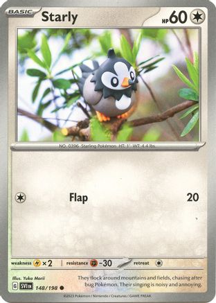 Starly (148/198) - SSVBS  - Common - Reverse Holofoil