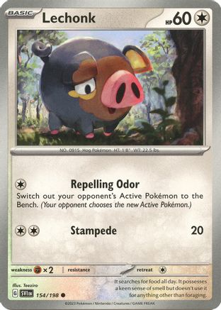 Lechonk (154/198) - SSVBS  - Common