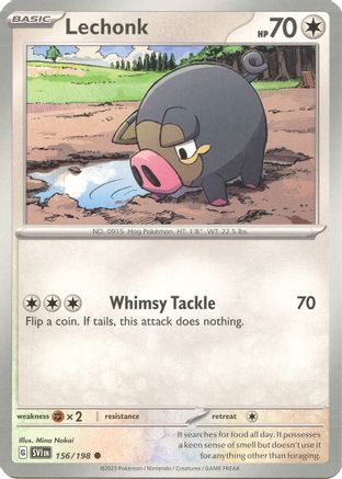 Lechonk (156/198) - SSVBS  - Common
