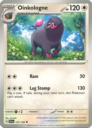 Oinkologne (157/198) - SSVBS  - Uncommon - Reverse Holofoil