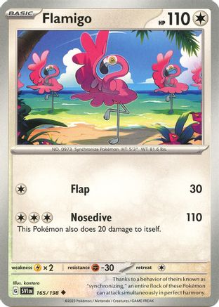 Flamigo (165/198) - SSVBS  - Uncommon - Reverse Holofoil