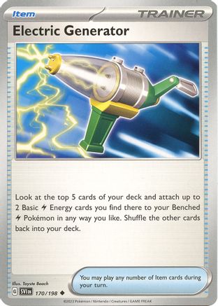 Electric Generator (170/198) - SSVBS  - Uncommon - Reverse Holofoil