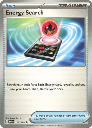 Energy Search (172/198) - SSVBS  - Common - Reverse Holofoil
