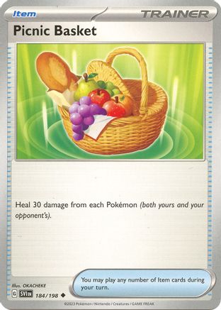 Picnic Basket (184/198) - SSVBS  - Uncommon - Reverse Holofoil