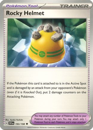 Rocky Helmet (193/198) - SSVBS  - Uncommon - Reverse Holofoil