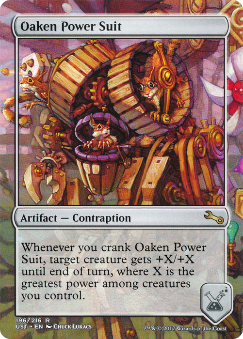 Oaken Power Suit (UST-196) - rare (Borderless) - Foil