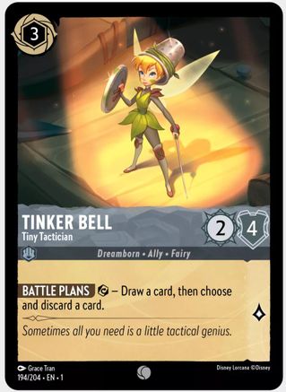 Tinker Bell - Tiny Tactician (194/204) - Common - Cold Foil
