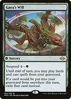 Gaea's Will (MH2-162) - rare - Foil