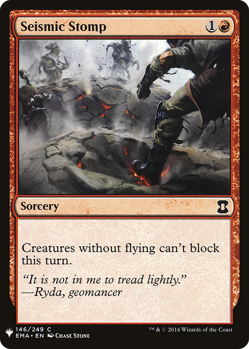 Seismic Stomp (LIST-EMA-146) - common