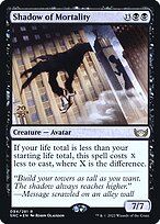 Shadow of Mortality (PRE-94S) - rare - Foil