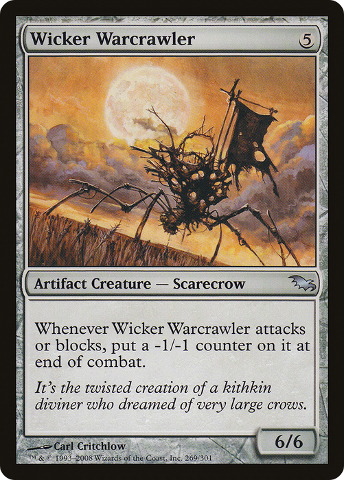 Wicker Warcrawler (SHM-269) - uncommon - Foil