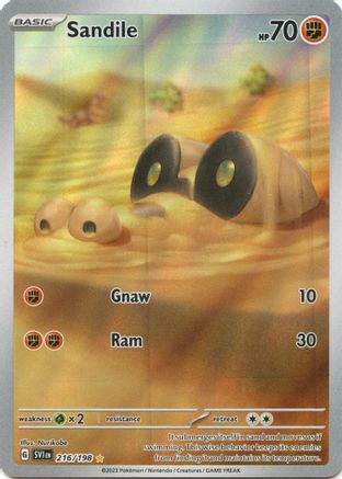 Sandile (216/198) - SSVBS  - Illustration Rare - Holofoil
