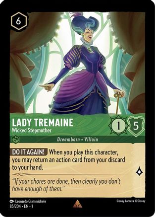Lady Tremaine - Wicked Stepmother (85/204) - Rare