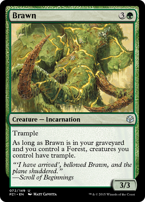 Brawn (PZ1-072) - uncommon