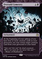 Oversold Cemetery (WOT-033) - rare: (Showcase) (Borderless)