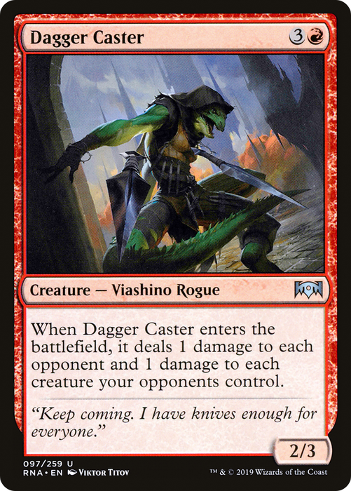 Dagger Caster (RNA-097) - uncommon - Foil