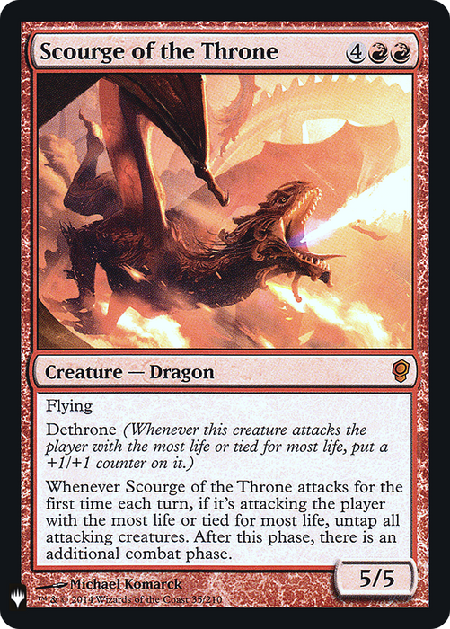 Scourge of the Throne (PLST-CNS-35) - mythic