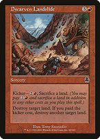 Dwarven Landslide (APC-060) - common - Foil
