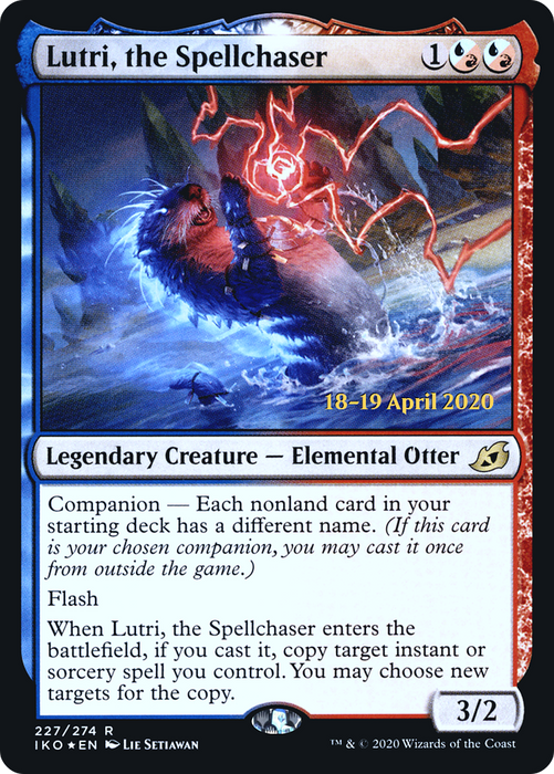 Lutri, the Spellchaser (PRE-227S) - rare: (companion) - Foil