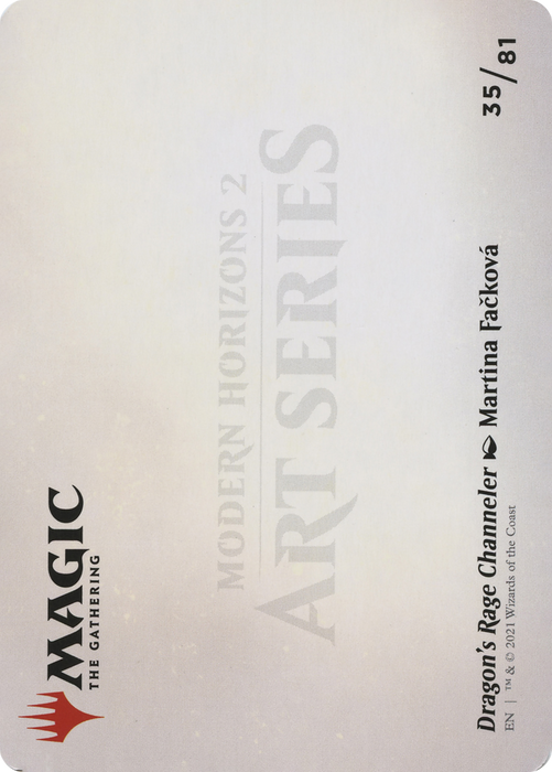 Dragon's Rage Channeler // Dragon's Rage Channeler (AMH2-035) - common (Borderless) - Foil