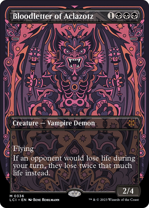 Bloodletter of Aclazotz (LCI-336) - mythic: (borderless) (Borderless)