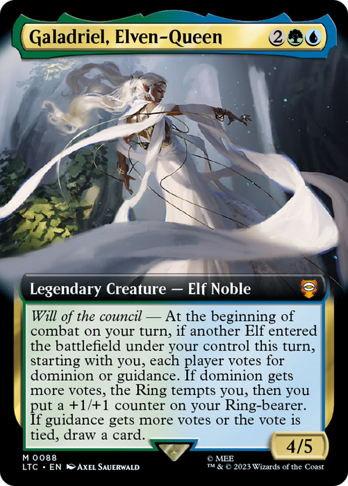 Galadriel, Elven-Queen (LTC-088) - mythic: (Extended Art)