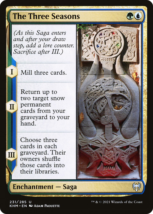 The Three Seasons (KHM-231) - uncommon - Foil
