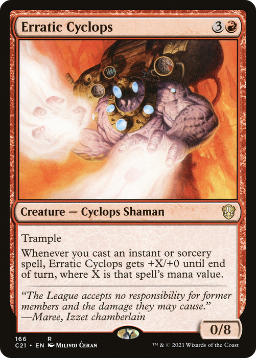 Erratic Cyclops (C21-166) - rare