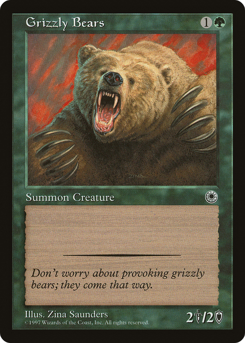 Grizzly Bears (POR-169) - common