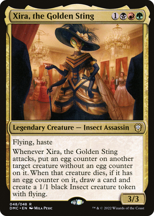 Xira, the Golden Sting (DMC-048) - rare - Foil