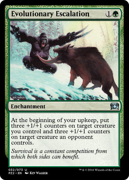 Evolutionary Escalation (PZ2-032) - uncommon - Foil
