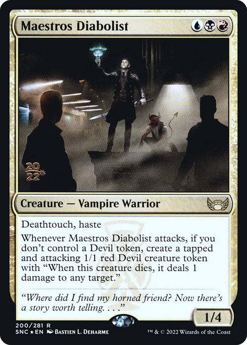 Maestros Diabolist (PRE-200S) - rare - Foil