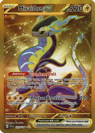 Miraidon ex (253/198) - SSVBS  - Hyper Rare - Holofoil