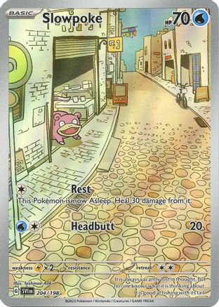 Slowpoke (204/198) - SSVBS  - Illustration Rare - Holofoil